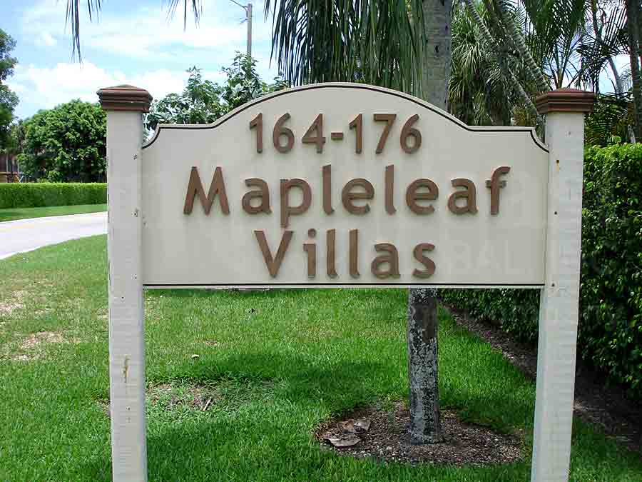 Mapleleaf Villas Signage